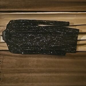 Black Sequin Dress